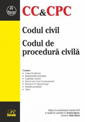 Codul civil. Codul de procedura civila | Evelina Oprina, Radu Rizoiu