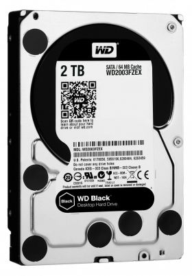 westerndigital Western Digital Black 3.5' 2000 Giga Bites ATA III Serial (WD2003FZEX)