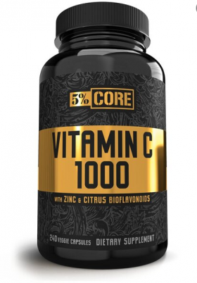 5% NUTRITION VITAMIN C 1000 - CORE SERIES - 240 VCAPS