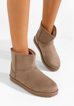 Cizme tip ugg Ribeira kaki