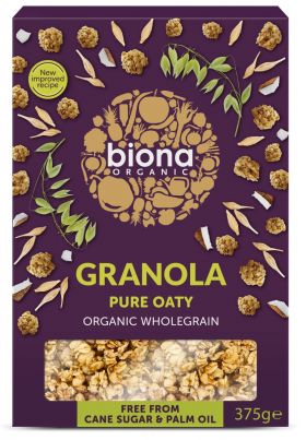 Granola cu ovaz bio, 375g, Biona Organic