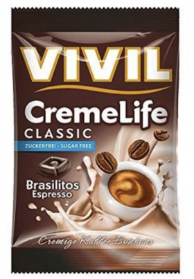 Bomboane cremoase cu aroma de cafea Espresso, 110g - Vivil