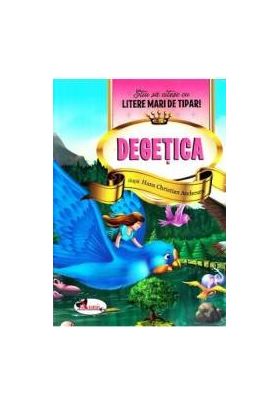 Degetica - Stiu sa citesc cu litere mari de tipar