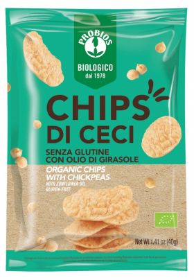 Chipsuri de naut fara gluten, 40g, Probios