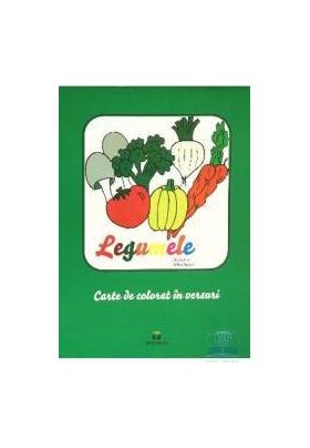 Legumele- Carte de colorat in versuri