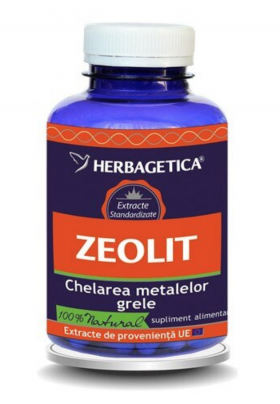 Zeolit Detox+ - Herbagetica 60 capsule