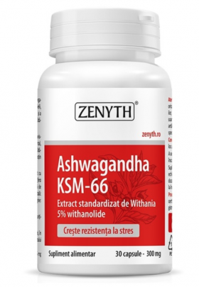 Ashwaganda KSM-66 500mg, 30cps - Zenyth