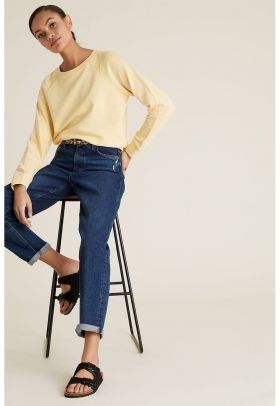 Blugi crop boyfriend
