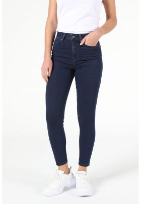 Blugi skinny fit cu talie inalta Diana