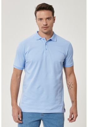 Tricou polo slim fit de bumbac