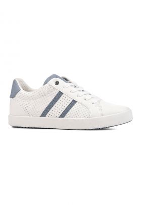 Pantofi sport cu perforatii si garnituri contrastante