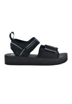 Sandale cu talpa wedge si inchidere velcro