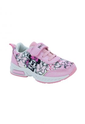 Pantofi sport cu velcro si Minnie Mouse