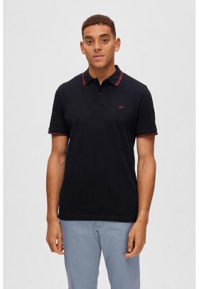 Tricou polo regular fit de bumbac organic