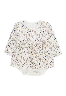 Body din bumbac cu model floral