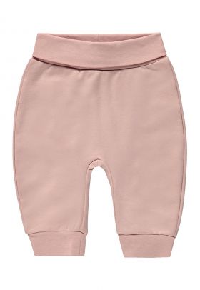 Pantaloni din amestec de bumbac organic cu buzunar aplicat