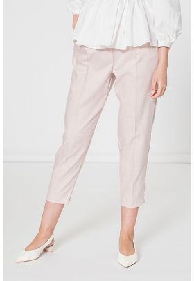 Pantaloni crop cu talie inalta Danubio