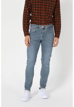 Blugi slim fit cu talie medie 041 Danny