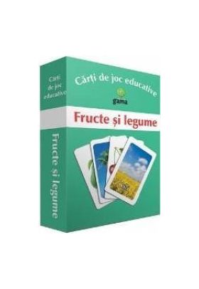 Fructe si legume - Carti de joc educative