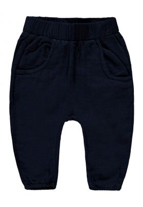 Pantaloni de bumbac cu talie elastica