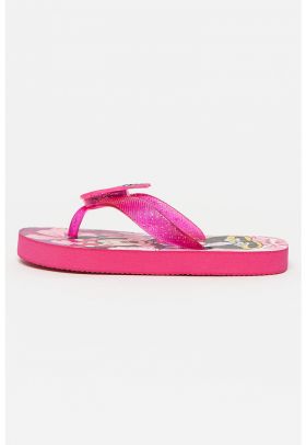 Papuci flip-flop cu model stralucitor