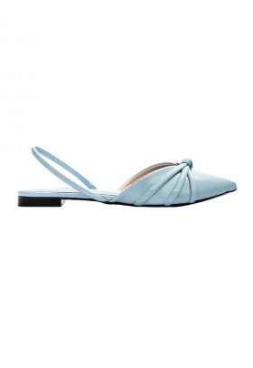 Balerini slingback de piele ecologica Nisha