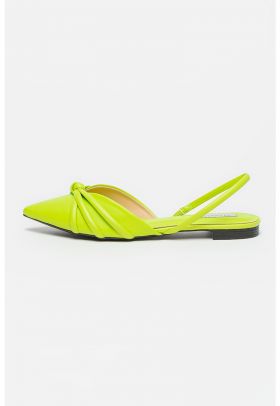 Balerini slingback de piele ecologica Nisha