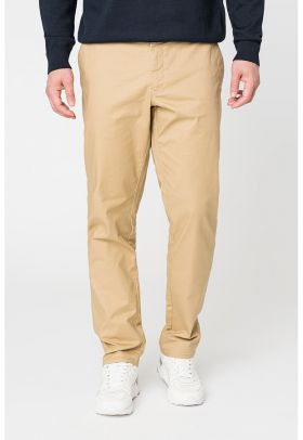 Pantaloni chino slim fit cu talie medie Hallden