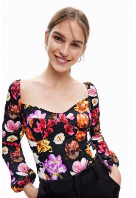 Body tip bluza cu imprimeu floral