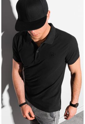 Tricou polo din bumbac cu model pique