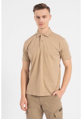 Tricou polo regular fit de bumbac