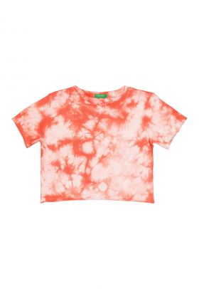 Tricou cu model tie-dye