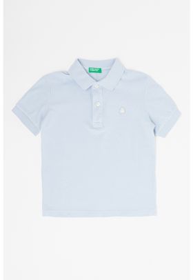 Tricou polo din pique cu logo