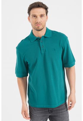 Tricou polo din pique de bumbac