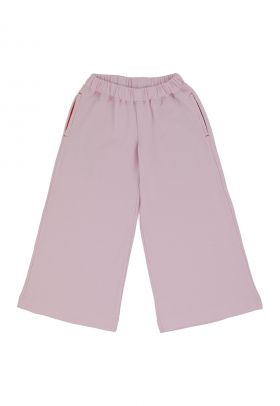 Pantaloni din bumbac organic cu croiala ampla