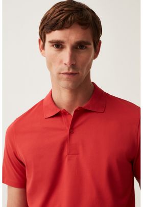 Tricou polo cu model uni