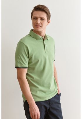 Tricou polo din material pique Jay