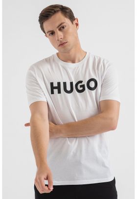 Tricou regular fit cu logo contrastant Dulivio