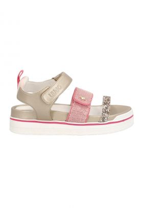 Sandale flatform de piele ecologica