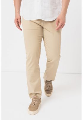 Pantaloni chino din amestec de in si bumbac Sigiberto