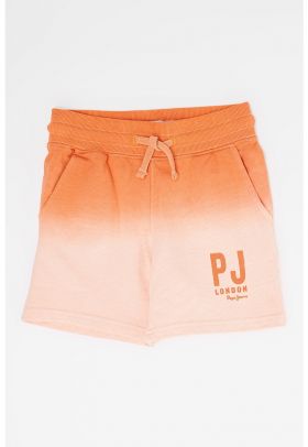 Pantaloni scurti din bumbac cu aspect in degrade Squash