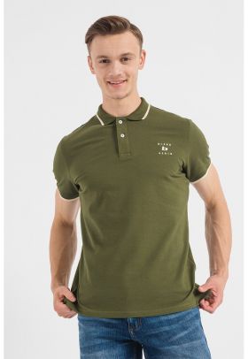 Tricou polo cu garnituri contrastante