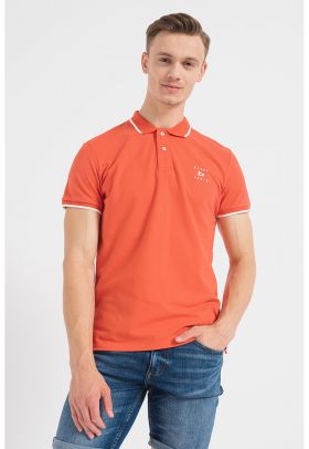 Tricou polo cu garnituri contrastante