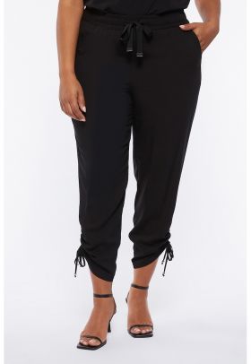 Pantaloni conici crop