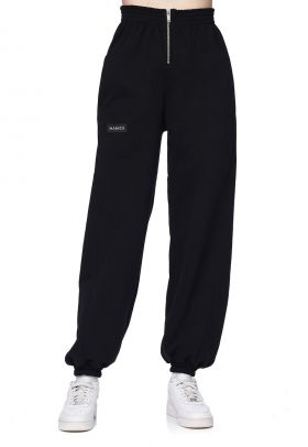 Pantaloni sport cu talie inalta Parachute