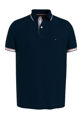 Tricou polo regular fit de bumbac organic