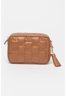 Geanta crossbody cu logo stantat Ginny