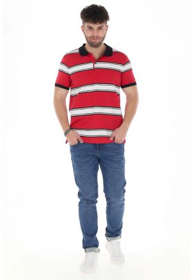 Tricou polo in dungi