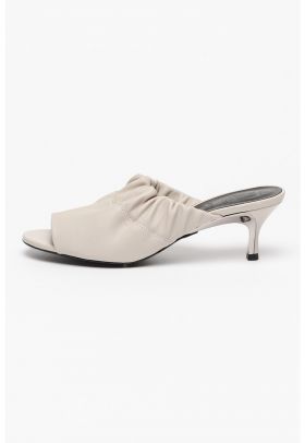Papuci de piele cu toc kitten Code
