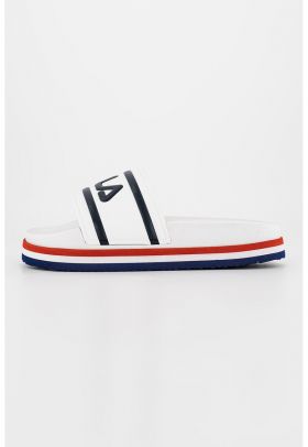 Papuci flatform cu imprimeu logo Morro Bay